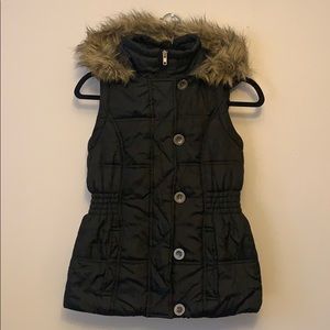 Krush Puffer Vest w/ Fur Hood